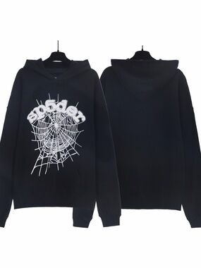 The Sp5der OG Web Hoodie Black
